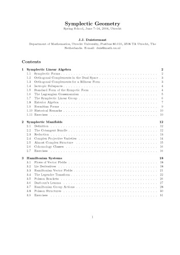 Symplectic geometry