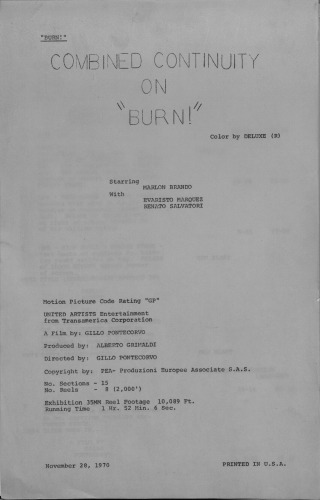 Combined Continuity on "Burn!"