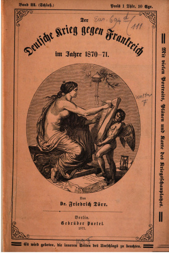 Der Deutsche Krieg gegen Frankreich im Jahre 1870-71