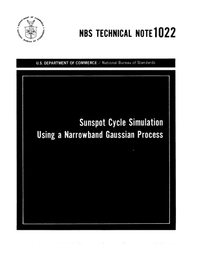 Sunspot Cycle Simulation Using a Narrowband Gaussian Process