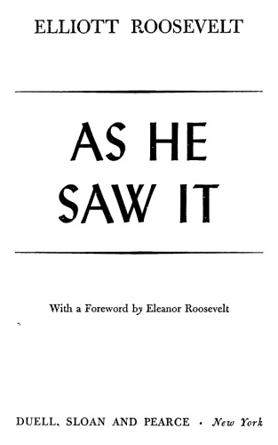 As he saw it,