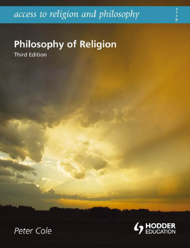 Access to Religion and Philosophy. Philosophy of Religion