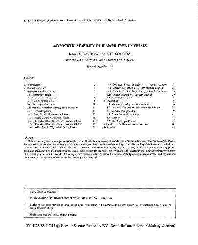 Physics Reports vol.139