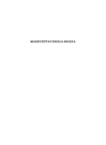 Madhyāntavibhāga-bhāṣya