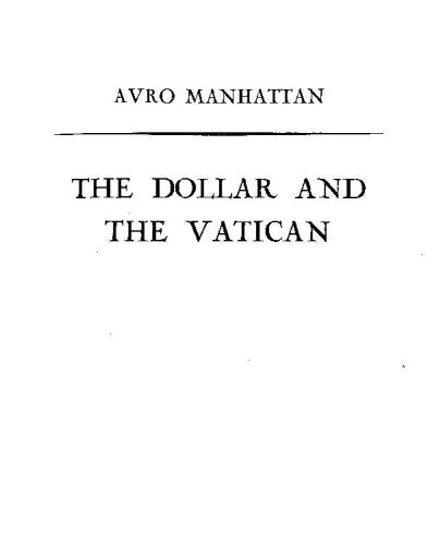 The dollar and the Vatican