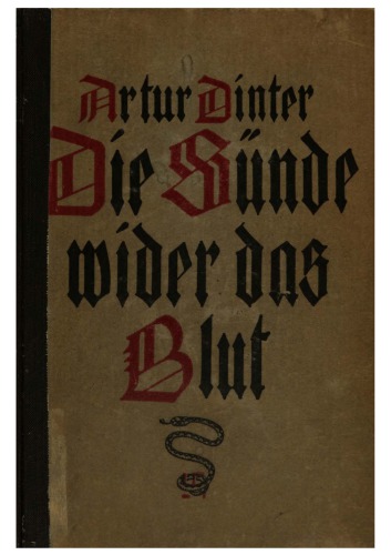 Die Suende wider das Blut