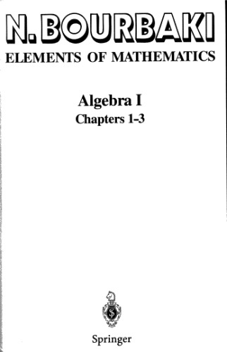 Algebra I: Chapters 1-3