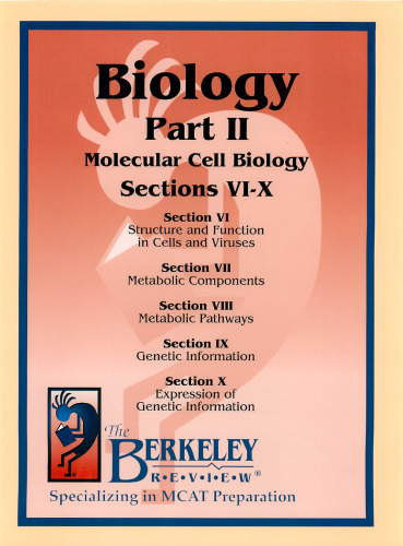 Biology Part 2 Berkeley Review (2 Volumes) (Mcat Preparation)