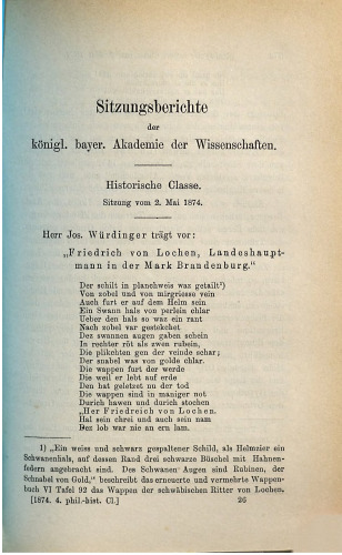 Friedrich von Lochen, Landeshauptmann der Mark Brandenburg