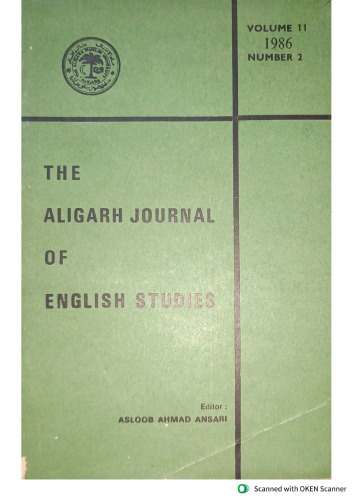 The Aligarh Journal of English Studies