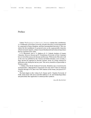 Advances in Heterocyclic Chemistry, Volume 78 (Advances in Heterocyclic Chemistry)