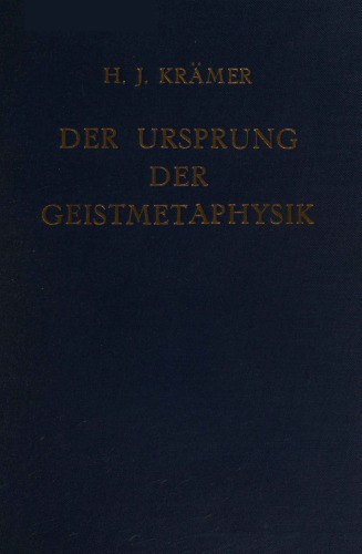 Der Ursprung der Geistmetaphysik: Untersuchungen zur Geschichte des Platonismus zwischen Platon und Plotin