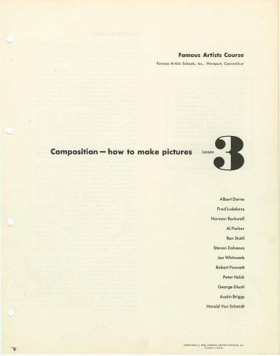 Composition Artists Course
