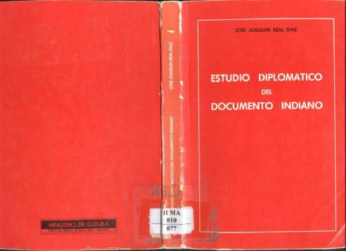 Estudio diplomático del documento indiano