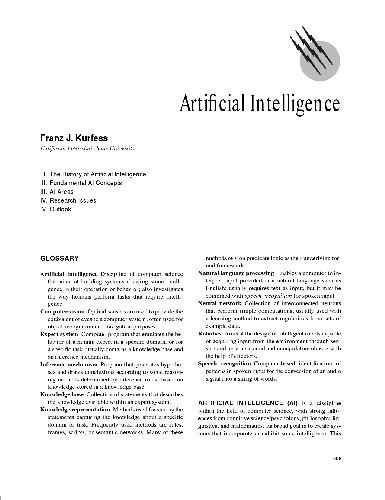 Encyclopedia of Physical Science and Technology