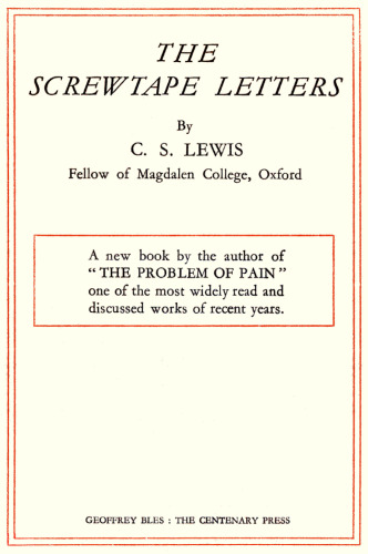 The Screwtape Letters