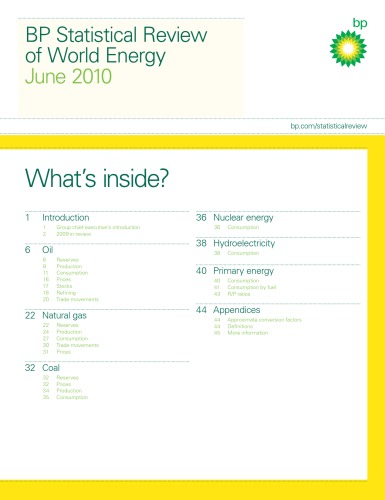 statistical review of world energy full report (2010)