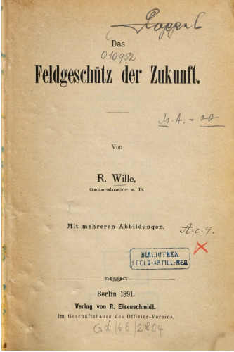 Das Feldgeschütz der Zukunft