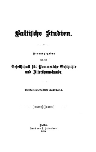 Baltische Studien