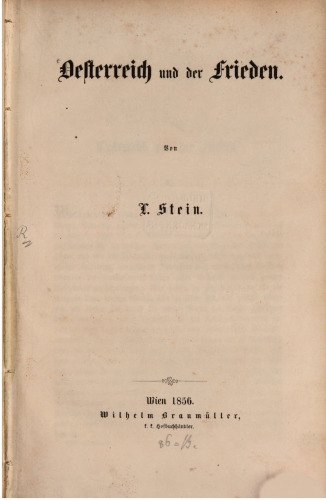 Österreich und der Frieden
