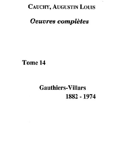 Œuvres complètes