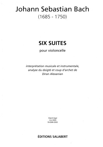 Six Suites pour violoncelle