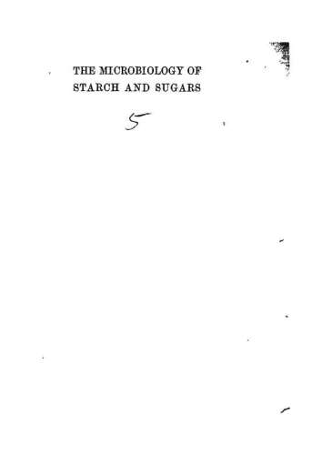 Microbiology Of Starch And Sugars
