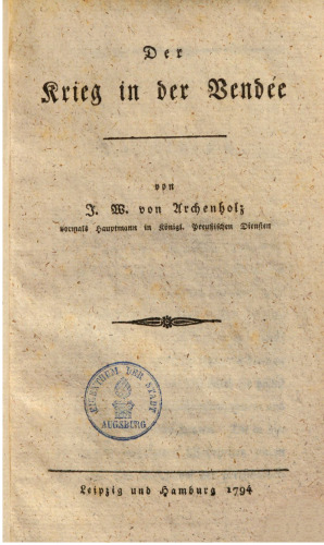 Der Krieg in der Vendée