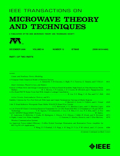 IEEE MTT-V054-I12A (2006-12A)