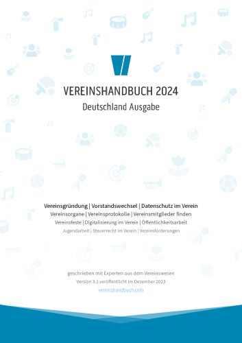 VEREINSHANDBUCH 2024: Deutschland Ausgabe v3.1