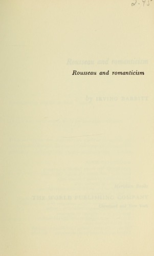 Rousseau and Romanticism
