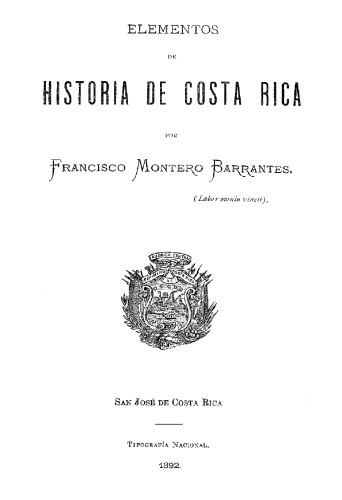 Elementos de historia de Costa Rica