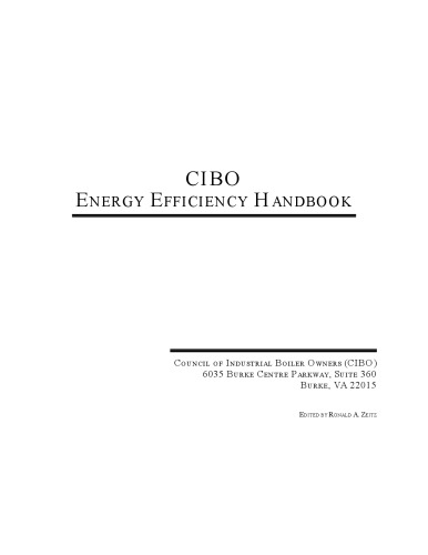 Steam - Energy Efficiency Handbook