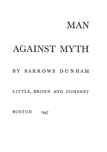 Man Against Myth