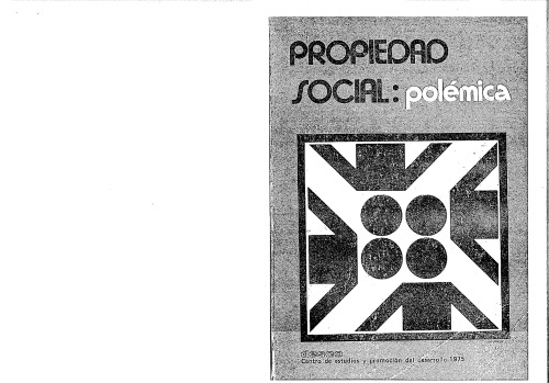 Propiedad social: análisis del anteproyecto de ley (Perú)