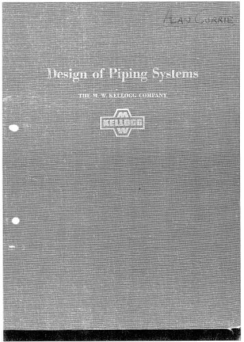 Design of Piping Systems