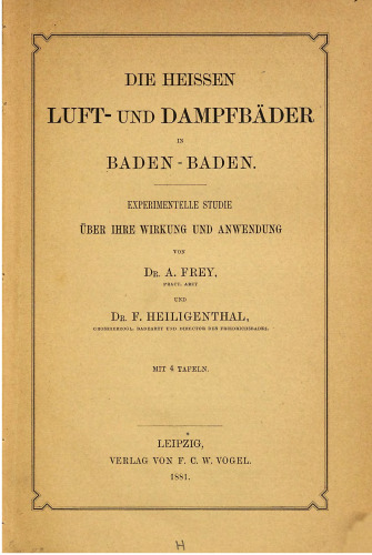 Die heißen Luft- und Dampfbäder in Baden-Baden