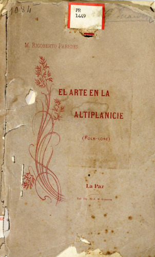 El arte en la altiplanicie (folk-lore)