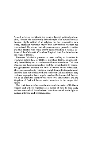 The Two Gods of Leviathan: Thomas Hobbes on Religion and Politics