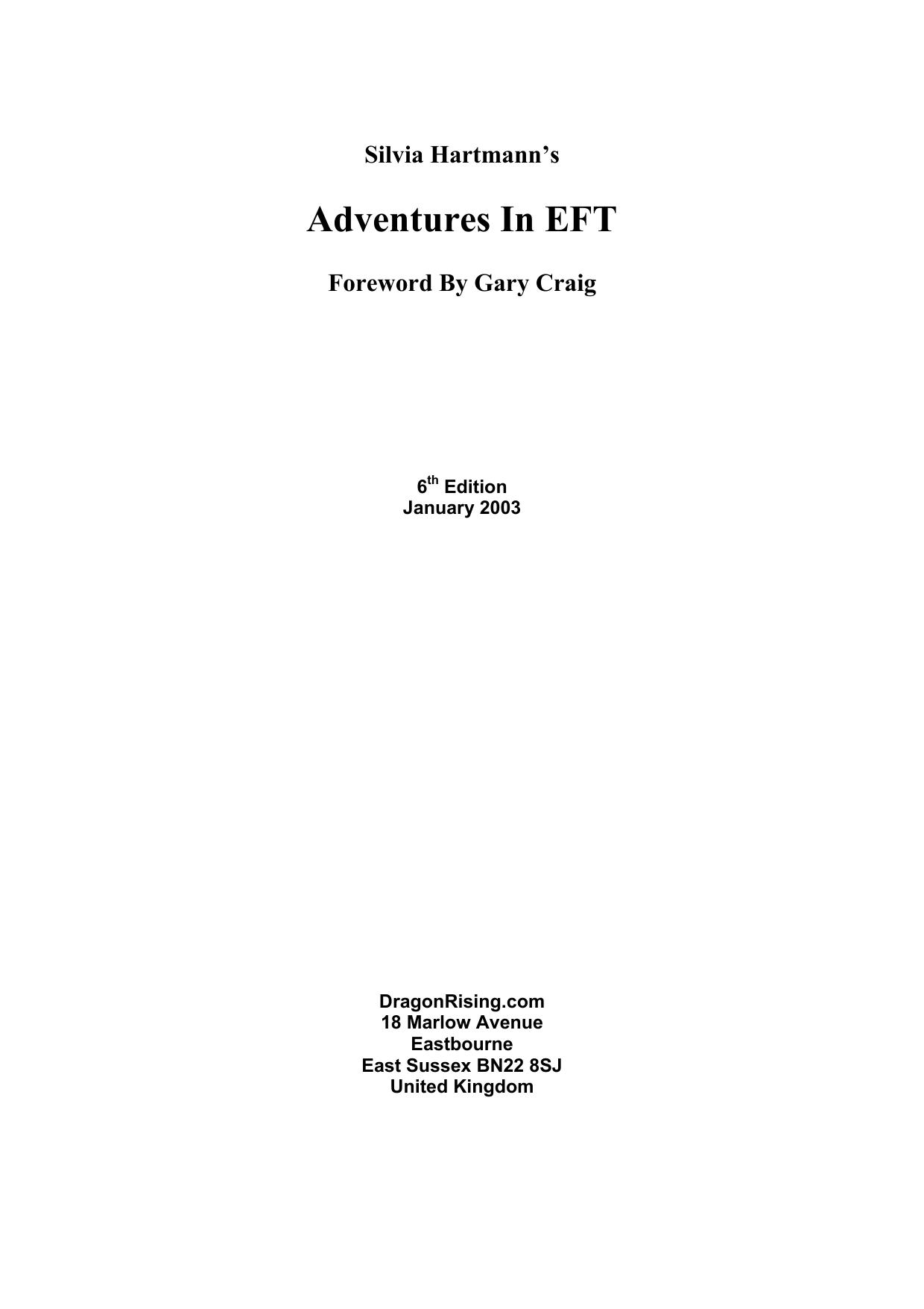 Adventures In EFT