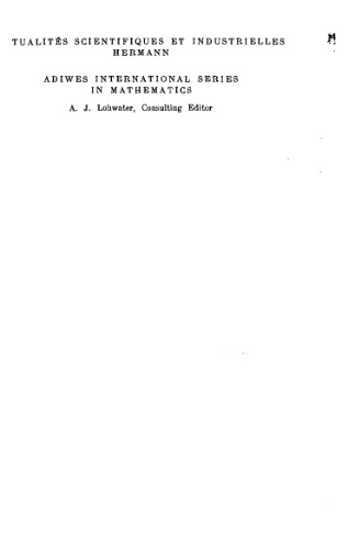 Elements of Mathematics - Theory of Sets