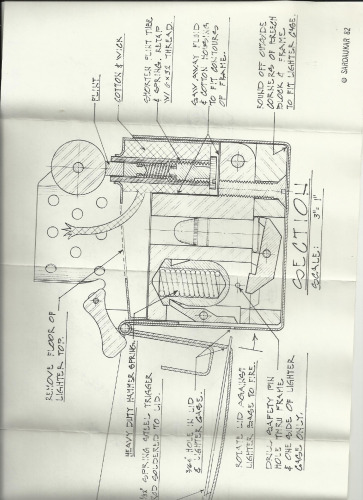The James Bond Lighter Plans
