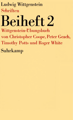 Schriften : Beiheft 2 : Wittgenstein-Übungsbuch