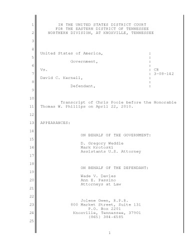 Christopher "Moot" Poole Testimony in Palin Email Trial