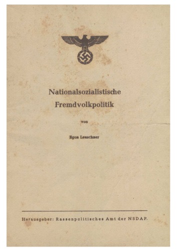 Nationalsozialistische Fremdvolkpolitik