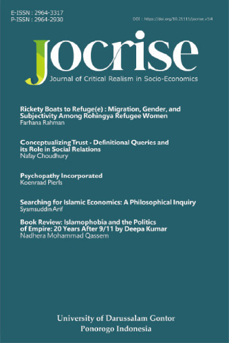 Searching for Islamic Economics: A Philosophical Inquiry