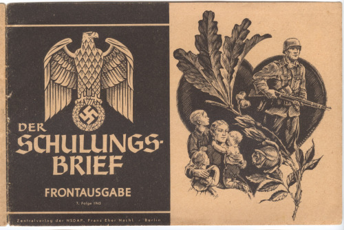 NSDAP Schulungsbrief Frontausgabe-1943-07