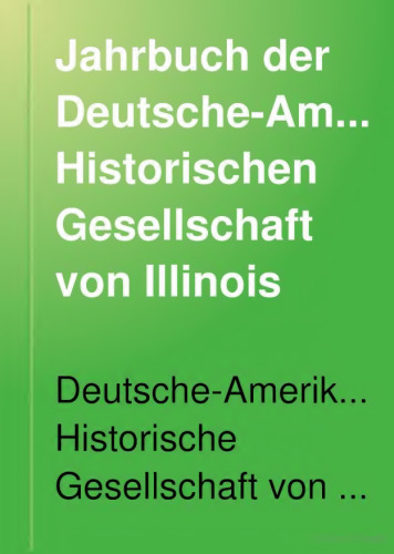 Deutsch-Amerikanische Geschichtsblätter