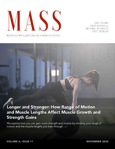 MASS (Monthly Applications in Strength Sport) - Volume 6 - Issue 10
