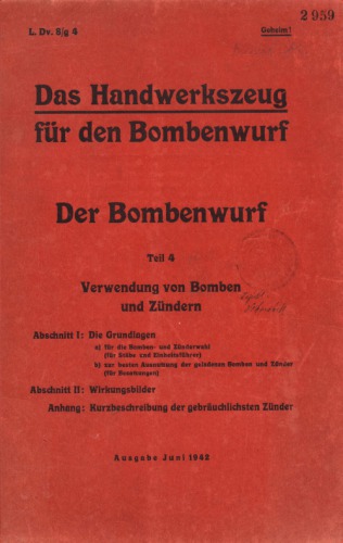 Handbook for Bombing [Der Bombenabwurf L.Dv. 8-4]